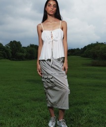 Kijun（キジュン）の「Kijun/キジュン  Military Long Skirt ミリタリーロングスカート（スカート）」