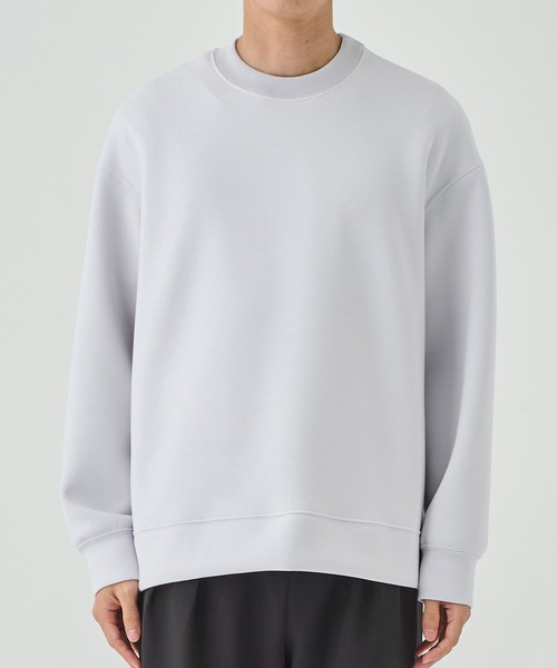 STUDIOUS（ステュディオス）の「ZEROグラビティクルーネック（スウェット・メンズ・ライトグレー/ネイビー/ブラック・1/2）」の17枚目の写真