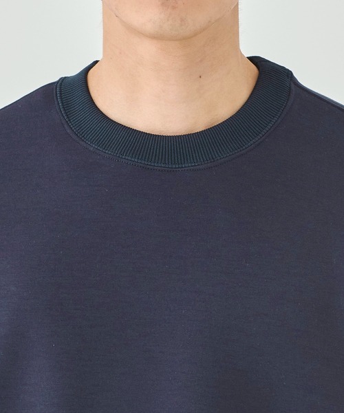 STUDIOUS（ステュディオス）の「ZEROグラビティクルーネック（スウェット・メンズ・ライトグレー/ネイビー/ブラック・1/2）」の5枚目の写真