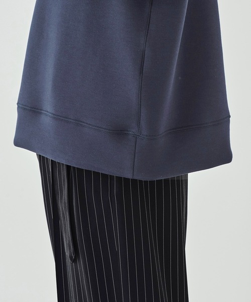 STUDIOUS（ステュディオス）の「ZEROグラビティクルーネック（スウェット・メンズ・ライトグレー/ネイビー/ブラック・1/2）」の7枚目の写真