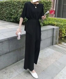 ニットセットアップ 冷感タッチレディース
