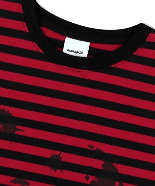 mahagrid/マハグリッド』 DEAD POINT STRIPED TEE/デッド