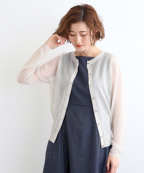 grove（グローブ）の「◇雑誌掲載【洗える】シアークルーネック