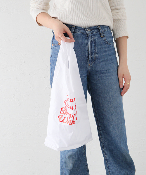 FRAMeWORK（フレームワーク）の「【JULY NINE/ジュライ ナイン】SHOPPING BAG（トートバッグ・レディース・ホワイト・FREE）」の2枚目の写真