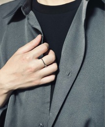 blatto（ブラット）の「【blatto 925silver】925シルバー　デザイン　リング　bla-ring-f004　U（リング）」