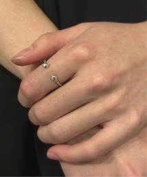 blatto（ブラット）の「【blatto 925silver】925シルバー　デザイン　リング　bla-ring-f004　U（リング）」
