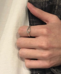 blatto（ブラット）の「【blatto 925silver】925シルバー　デザイン　リング　bla-ring-f004　U（リング）」