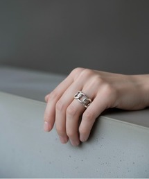 blatto（ブラット）の「【blatto 925silver】925シルバー　デザイン　リング　bla-ring-f004　U（リング）」