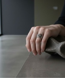 blatto（ブラット）の「【blatto 925silver】925シルバー　デザイン　リング　bla-ring-f004　U（リング）」