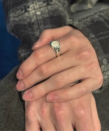 blatto（ブラット）の「【blatto 925silver】925シルバー　デザイン　リング　bla-ring-f004　U（リング）」