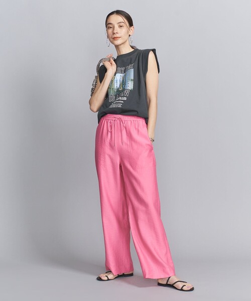 +81BRANCA(ハチイチブランカ)の「【別注】<+81BRANCA>ロールアップ フォトTシャツ(Tシャツ/カットソー・レディース・オフホワイト/ブラック・FREE)」の11枚目の写真