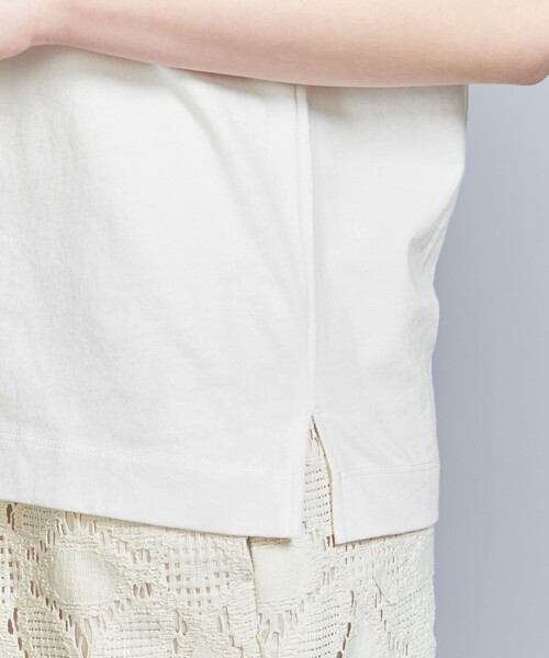 +81BRANCA(ハチイチブランカ)の「【別注】<+81BRANCA>ロールアップ フォトTシャツ(Tシャツ/カットソー・レディース・オフホワイト/ブラック・FREE)」の18枚目の写真