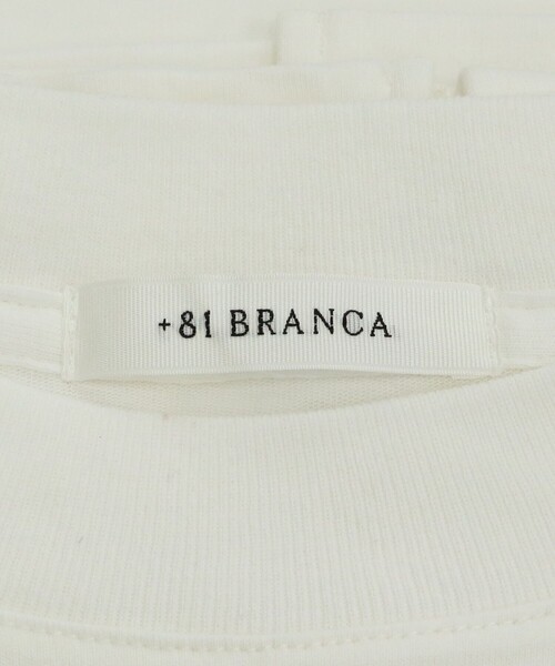 +81BRANCA(ハチイチブランカ)の「【別注】<+81BRANCA>ロールアップ フォトTシャツ(Tシャツ/カットソー・レディース・オフホワイト/ブラック・FREE)」の21枚目の写真
