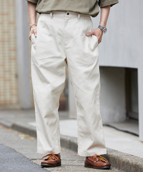 JOURNAL STANDARD relume（ジャーナルスタンダード　レリューム）の「【SPORTCLAD / スポーツクラッド】別注 デニムペインターパンツ（デニムパンツ・メンズ・ブラック/コバルトブルー/ライトブルー/アイボリー・LARGE/MEDIUM/SMALL）」の2枚目の写真