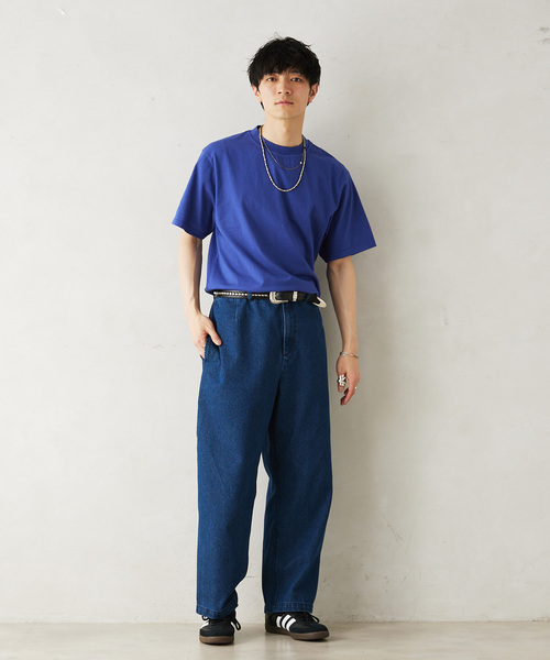 JOURNAL STANDARD relume（ジャーナルスタンダード　レリューム）の「【SPORTCLAD / スポーツクラッド】別注 デニムペインターパンツ（デニムパンツ・メンズ・ブラック/コバルトブルー/ライトブルー/アイボリー・LARGE/MEDIUM/SMALL）」の8枚目の写真