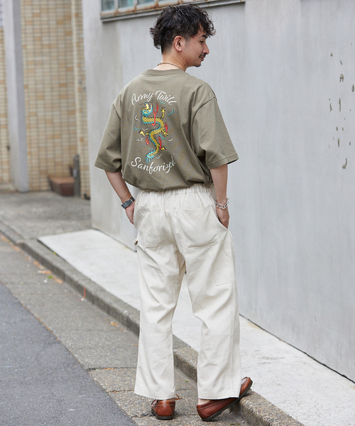 JOURNAL STANDARD relume（ジャーナルスタンダード　レリューム）の「【SPORTCLAD / スポーツクラッド】別注 デニムペインターパンツ（デニムパンツ・メンズ・ブラック/コバルトブルー/ライトブルー/アイボリー・LARGE/MEDIUM/SMALL）」の19枚目の写真