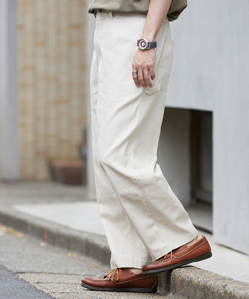 JOURNAL STANDARD relume（ジャーナルスタンダード　レリューム）の「【SPORTCLAD / スポーツクラッド】別注 デニムペインターパンツ（デニムパンツ・メンズ・ブラック/コバルトブルー/ライトブルー/アイボリー・LARGE/MEDIUM/SMALL）」の21枚目の写真