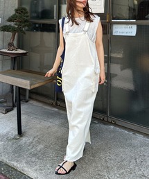 feepur by saya | 【XSサイズあり】フリンジカーゴジャンスカ(ジャンパースカート)