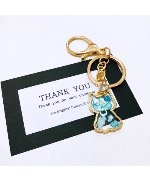 tone(トーン)の「【eto】猫 シェル キーホルダー(MA)(キーホルダー・レディース・その他4/その他1/その他2/その他3・FREE)」の3枚目の写真