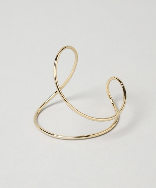 A part by(アパートバイ)の「ワイヤーカフブレスレット(ブレスレット・レディース・Silver/GOLD ・FREE)」の2枚目の写真
