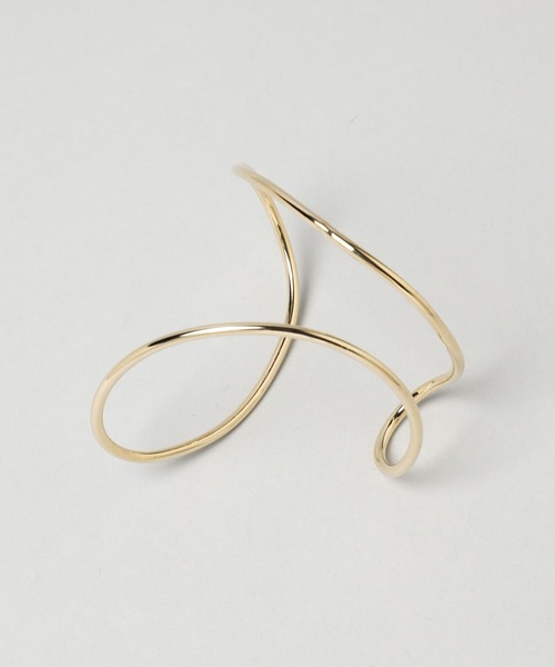A part by(アパートバイ)の「ワイヤーカフブレスレット(ブレスレット・レディース・Silver/GOLD ・FREE)」の4枚目の写真