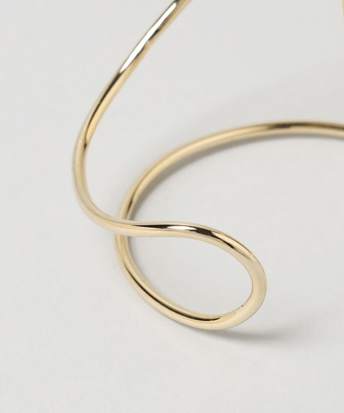A part by(アパートバイ)の「ワイヤーカフブレスレット(ブレスレット・レディース・Silver/GOLD ・FREE)」の5枚目の写真