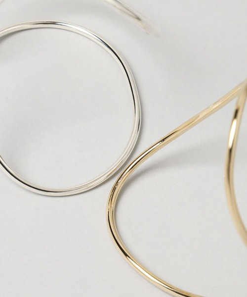 A part by(アパートバイ)の「ワイヤーカフブレスレット(ブレスレット・レディース・Silver/GOLD ・FREE)」の6枚目の写真