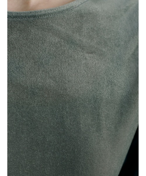 SORIN（ソリン　）の「See-through Velour Bodysuit（Tシャツ/カットソー・レディース・ホワイト/ライトグレー/オリーブ・38）」の13枚目の写真