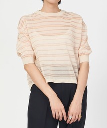 CREW NECK PULLOVER クルー ネック プルオーバー シアー