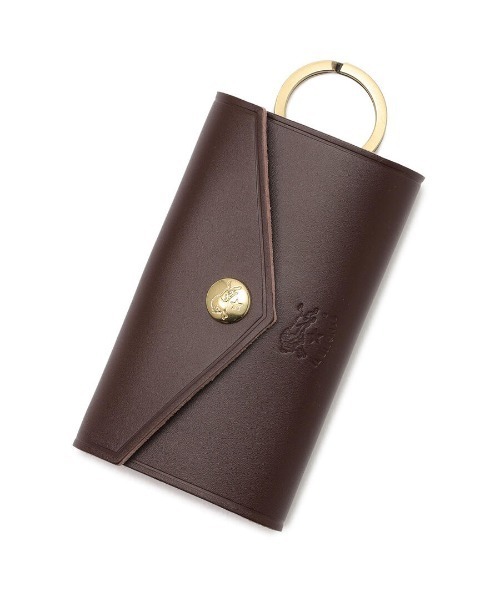 IL BISONTE(イルビゾンテ)の「IL BISONTE / ORIGINAL LEATHER / キーケース(キーケース/キーアクセサリー・レディース・レンガ/ナチュラル/グレー/レッド/グリーン/オレンジ/ライトブラウン/オリーブ/ネイビー/ブラック/ダークブラウン/ホワイト・FREE)」の5枚目の写真
