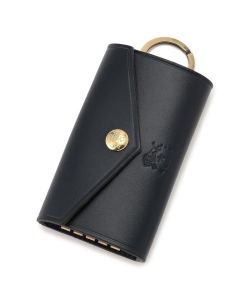 IL BISONTE(イルビゾンテ)の「IL BISONTE / ORIGINAL LEATHER / キーケース(キーケース/キーアクセサリー・レディース・レンガ/ナチュラル/グレー/レッド/グリーン/オレンジ/ライトブラウン/オリーブ/ネイビー/ブラック/ダークブラウン/ホワイト・FREE)」の9枚目の写真