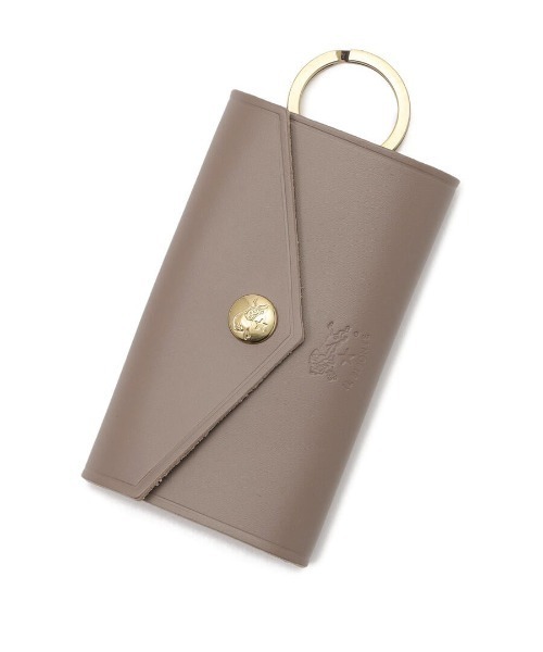 IL BISONTE(イルビゾンテ)の「IL BISONTE / ORIGINAL LEATHER / キーケース(キーケース/キーアクセサリー・レディース・レンガ/ナチュラル/グレー/レッド/グリーン/オレンジ/ライトブラウン/オリーブ/ネイビー/ブラック/ダークブラウン/ホワイト・FREE)」の4枚目の写真