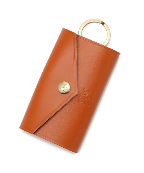 IL BISONTE(イルビゾンテ)の「IL BISONTE / ORIGINAL LEATHER / キーケース(キーケース/キーアクセサリー・レディース・レンガ/ナチュラル/グレー/レッド/グリーン/オレンジ/ライトブラウン/オリーブ/ネイビー/ブラック/ダークブラウン/ホワイト・FREE)」の6枚目の写真