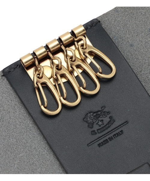 IL BISONTE(イルビゾンテ)の「IL BISONTE / ORIGINAL LEATHER / キーケース(キーケース/キーアクセサリー・レディース・レンガ/ナチュラル/グレー/レッド/グリーン/オレンジ/ライトブラウン/オリーブ/ネイビー/ブラック/ダークブラウン/ホワイト・FREE)」の17枚目の写真
