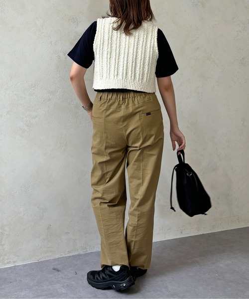 CPCM（シーピーシーエム）の「スラブヤーンコンパクトニットベスト（ニット/セーター・レディース・ブラック/ブルー/アイボリー/オレンジ・FREE）」の12枚目の写真