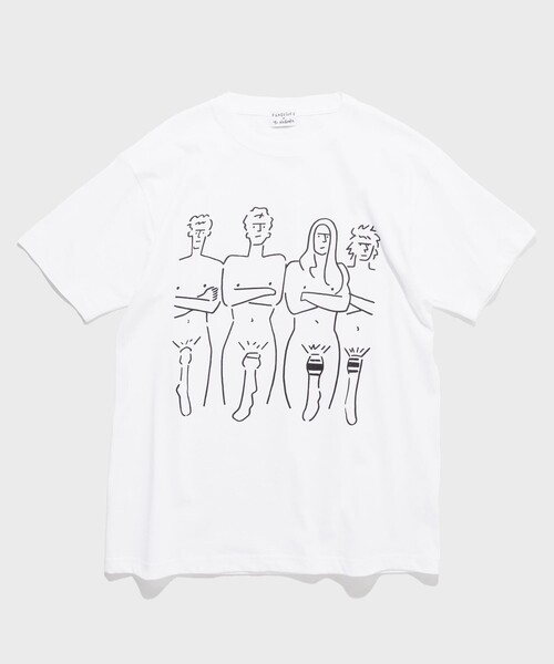 F-LAGSTUF-F（フラグスタフ）の「californication tee xYU NAGABA（Tシャツ/カットソー・メンズ・ブラック/ホワイト・L/M）」の2枚目の写真