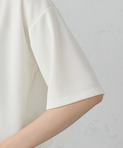 COMME CA ISM(コムサイズム)の「【サスティナブル】 AQUAROBE ポロシャツ(ポロシャツ・レディース・ホワイト/ネイビー/ブルー・FREE)」の17枚目の写真