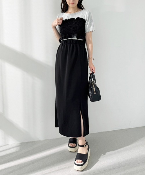 one after another NICE CLAUP(ワンアフターアナザーナイスクラップ)の「ジュート厚底サンダル(サンダル・レディース・ブラック/キャメル/ベージュ・M/S/L)」の17枚目の写真