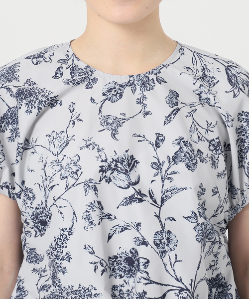 Noble（ノーブル）の「《追加》ヴィンテージフラワープリントブラウス（シャツ/ブラウス・レディース・ベージュ/ホワイト・FREE）」の11枚目の写真