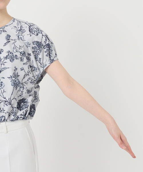 Noble（ノーブル）の「《追加》ヴィンテージフラワープリントブラウス（シャツ/ブラウス・レディース・ベージュ/ホワイト・FREE）」の13枚目の写真