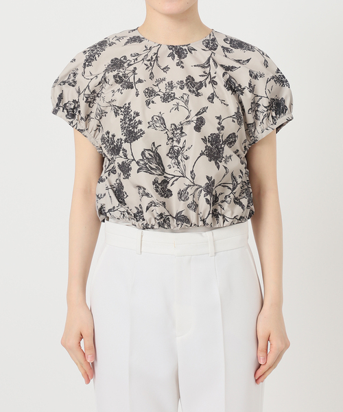 Noble（ノーブル）の「《追加》ヴィンテージフラワープリントブラウス（シャツ/ブラウス・レディース・ベージュ/ホワイト・FREE）」の19枚目の写真