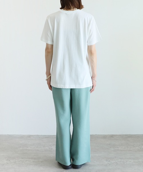 reca（レカ）の「フロッキーロゴプリントTシャツ（Tシャツ/カットソー・レディース・オフホワイト/ブラック・FREE）」の17枚目の写真