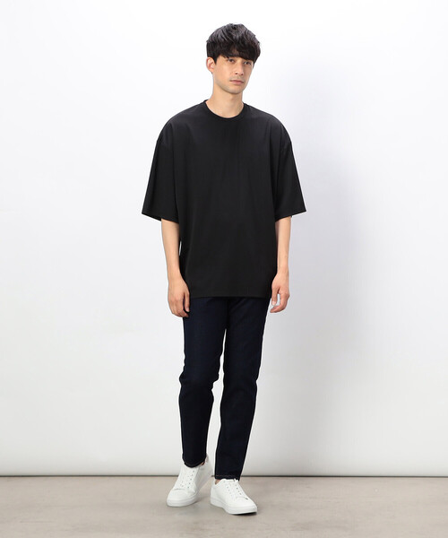 COMME CA ISM（コムサイズム）の「【オンラインストア限定】 ビッグシルエット クルーネックＴシャツ（Tシャツ/カットソー・メンズ・ホワイト/ブラック・MEDIUM/X-LARGE/LARGE）」の17枚目の写真