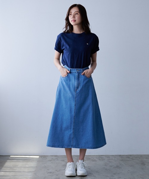 Arnold Palmer（アーノルドパーマー）の「アンブレラパターン シェア 総柄 Ｔシャツ（Tシャツ/カットソー・レディース・ホワイト系2/ホワイト系1/ネイビー系2/ネイビー系1・M/LL/L/S/XS）」の15枚目の写真