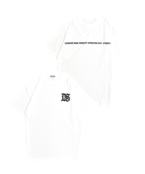 DOUBLE STEAL（ダブルスティール）の「DSワンポイント Tシャツ（Tシャツ/カットソー・メンズ・ホワイト/チャコールグレー/ブラック・MEDIUM/LARGE/X-LARGE）」の2枚目の写真