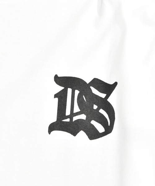 DOUBLE STEAL（ダブルスティール）の「DSワンポイント Tシャツ（Tシャツ/カットソー・メンズ・ホワイト/チャコールグレー/ブラック・MEDIUM/LARGE/X-LARGE）」の19枚目の写真