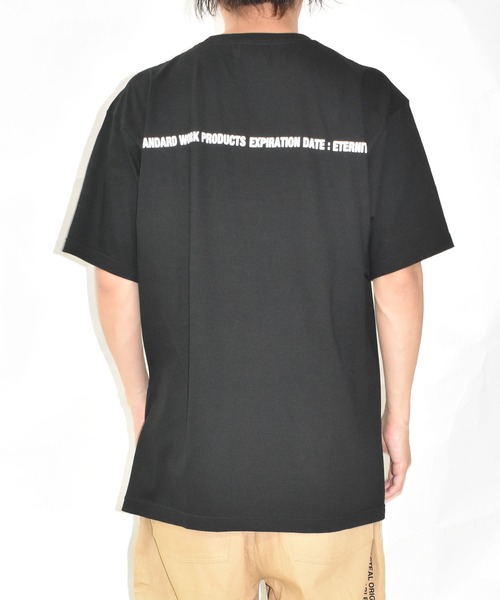DOUBLE STEAL（ダブルスティール）の「DSワンポイント Tシャツ（Tシャツ/カットソー・メンズ・ホワイト/チャコールグレー/ブラック・MEDIUM/LARGE/X-LARGE）」の13枚目の写真