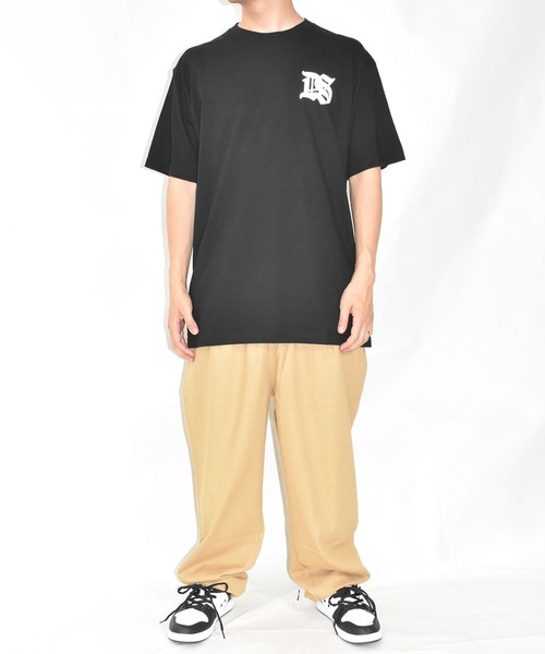 DOUBLE STEAL（ダブルスティール）の「DSワンポイント Tシャツ（Tシャツ/カットソー・メンズ・ホワイト/チャコールグレー/ブラック・MEDIUM/LARGE/X-LARGE）」の10枚目の写真