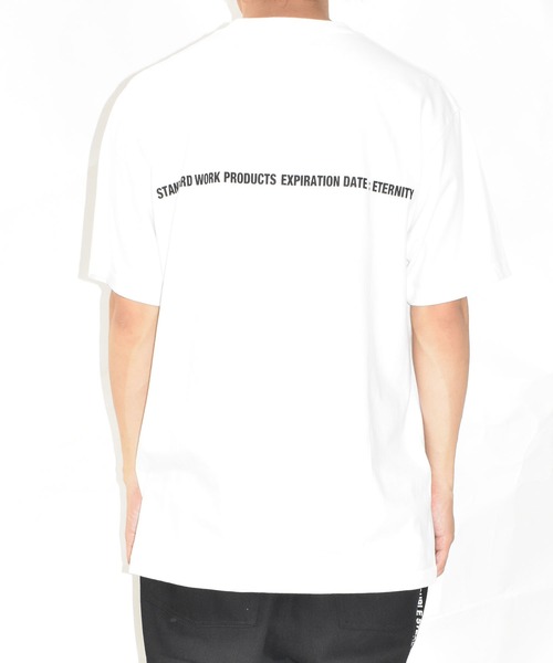 DOUBLE STEAL（ダブルスティール）の「DSワンポイント Tシャツ（Tシャツ/カットソー・メンズ・ホワイト/チャコールグレー/ブラック・MEDIUM/LARGE/X-LARGE）」の9枚目の写真