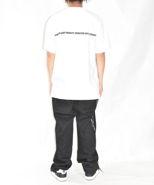DOUBLE STEAL（ダブルスティール）の「DSワンポイント Tシャツ（Tシャツ/カットソー・メンズ・ホワイト/チャコールグレー/ブラック・MEDIUM/LARGE/X-LARGE）」の8枚目の写真